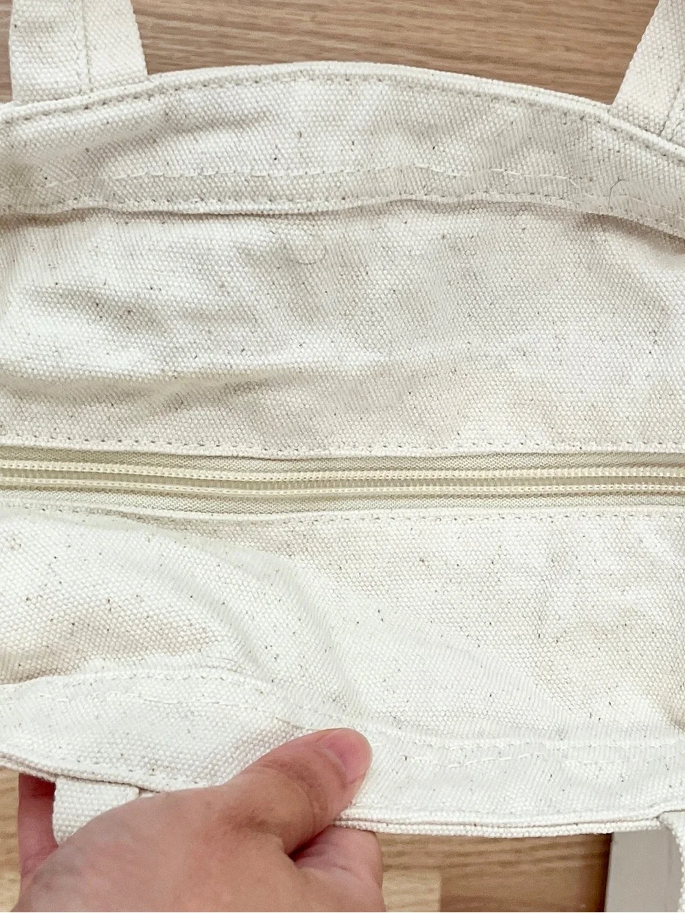 Baggu Vertical Zip Duck Bag in Embroidered Ditsy Floral *discontinued*